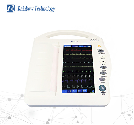 Dispositif de surveillance par électrocardiogramme (ECG) à écran tactile interne/externe pour le stockage des données - Taille moyenne