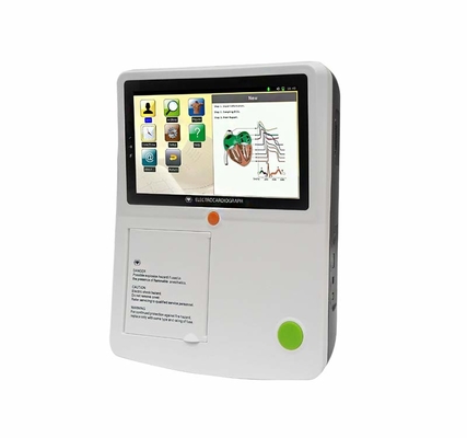 L' électrocardiographe numérique de l' hôpital 12 conduits avec analyseur