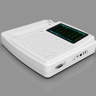 Avance de la Manche 12 de la machine 12 de l'électrocardiogramme ECG de plein clavier d'écran tactile avec l'imprimante