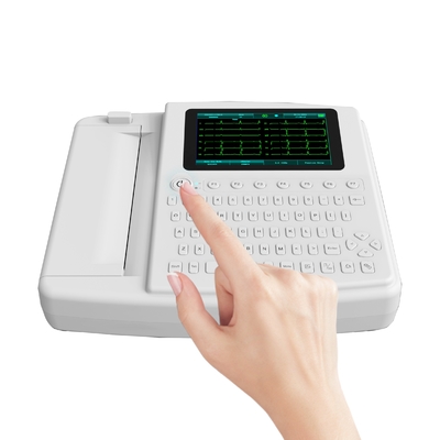 Machine électronique de l'électrocardiogramme ECG d'écran tactile de TFT de couleur d'hôpital 7 pouces