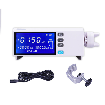 Précision portative automatique de pompe de seringue de simple canal d'écran tactile de 4,3 pouces médicale