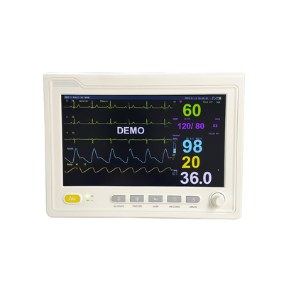 Équipement médical multiparamètres Moniteur du patient avec ECG spo2 ETCO2 NIBP resp tem moniteur