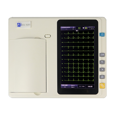 La machine automatique de la maison ECG d'analyse pour l'hôpital 7 avancent TFT LCD petit à petit coloré