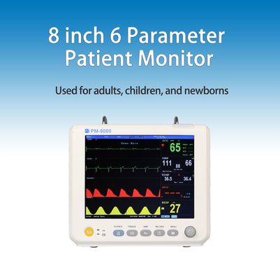 La CCU d'ICU OU le Vital Signs Patient Monitor 8 pouces colorent l'affichage de TFT LCD