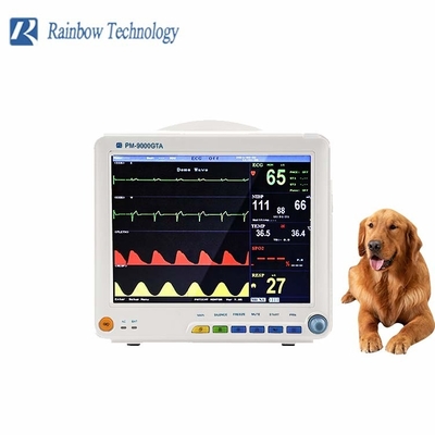 Moniteur patient vétérinaire de 12,1 pouces portatif pour le patient Vital Signs d'animaux