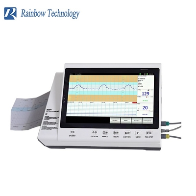 3 imprimante foetale de Rate Monitor Cardiotocography Machine With de coeur des jumeaux CTG de paramètres