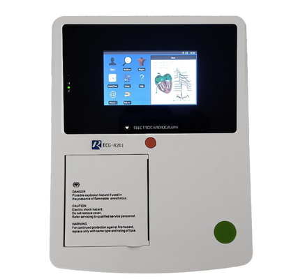 4.3 pouces écran tactile électrocardiogramme médical pour la surveillance de la santé du corps Certification ISO