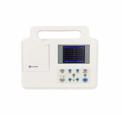 Appareil d'électrocardiogramme portable avec dérivations simples/multiples Poids léger/moyen/lourd