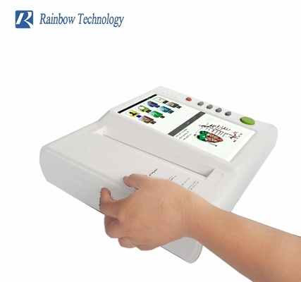 Vente à chaud 10 pouces écran tactile ECG machine 12 conduits 12 canaux appareil d'ECG