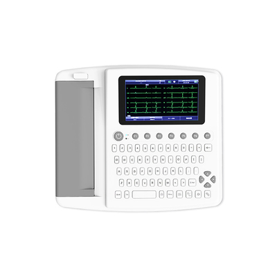 Machine ECG à six canaux avec dérivations simples/multiples et stockage de données interne/externe