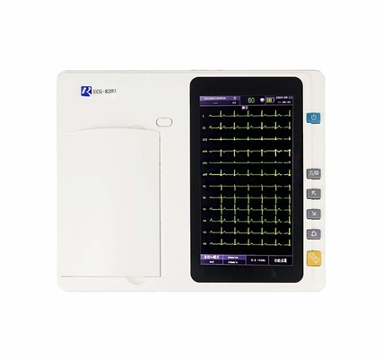 Appareil ECG numérique à six canaux avec stockage et enregistrement de données internes/externes