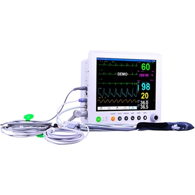 12 moniteur vétérinaire de la patience de l'avance ECG pour l'équipement de clinique médicale de vétérinaire