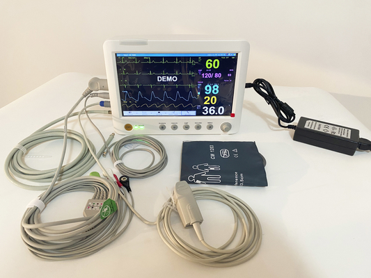 10Affichage TFT couleur de 1 pouce 6 Moniteur cardiaque de paramètres