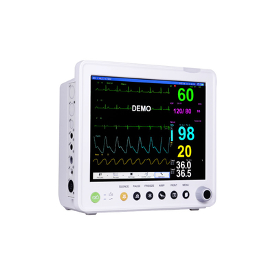 Écran LCD portable de 12,1 pouces Signes vitaux Moniteur du patient avec support de support