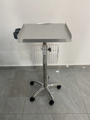 Chariot de patients hospitaliers en alliage d'aluminium à 5 roues léger avec frein