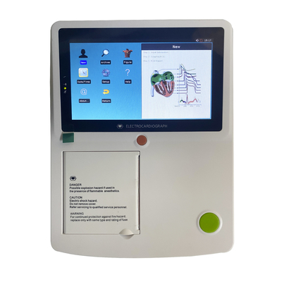 Écran tactile léger de 7 pouces appareil d' ECG enregistreur d' ECG pour clinique hospitalière