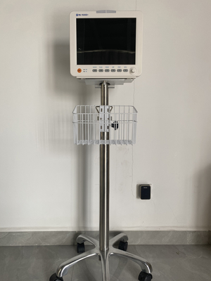 Dispositif médical 12 pouces écran TFT multiparamètres Moniteur du patient avec support de montage murale