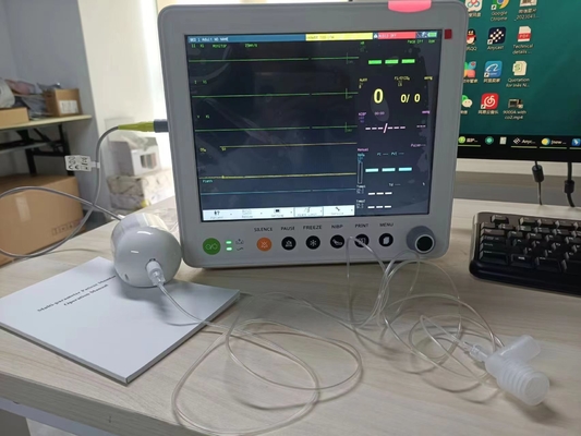 12.1 pouce standard 6 paramètres UTI/Patient au chevet du lit moniteur avec ETCO2