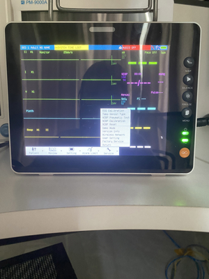 6 paramètres de la surveillance des signes vitaux de la surveillance du patient pour l'hôpital, la clinique et l'ambulance.