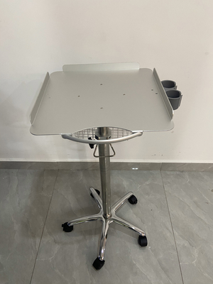 Chariot d'hôpital en métal portable multifonctionnel comprenant la machine d'échographie d'électrocardiogramme