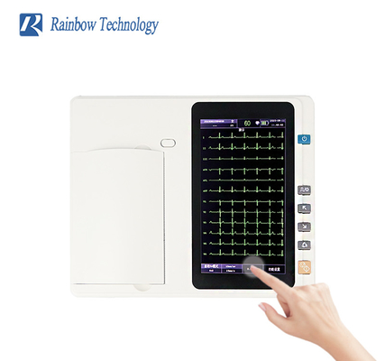 Écran tactile TFT-LCD de 7 pouces électrocardiogramme électronique électrocardiographe numérique