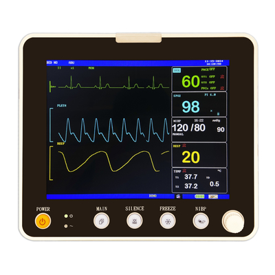 Moniteur de patient multi-paramètres LCD de 8 pouces pour un service de soins intensifs à l'hôpital