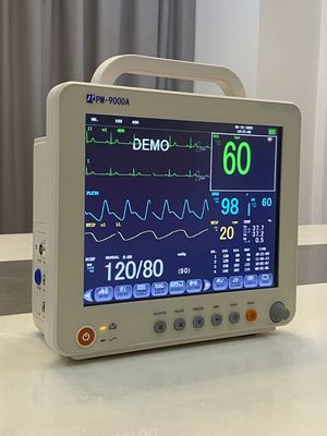 12.1 pouce Multiparamètre Signes vitaux Moniteur du patient pour la clinique vétérinaire d' animaux Source d' alimentation électrique en plastique