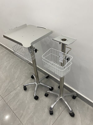 Chariot d'hôpital portable au design moderne avec 1 an de garantie pour moniteur patient et appareils ECG