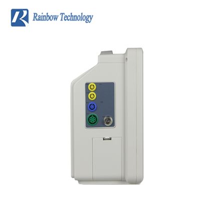 Moniteur patient multiparamétrique portable 12,1 pouces avec écran tactile et écran LCD couleur pour la surveillance ECG/FC/RESP/SpO2/PNI/Temp