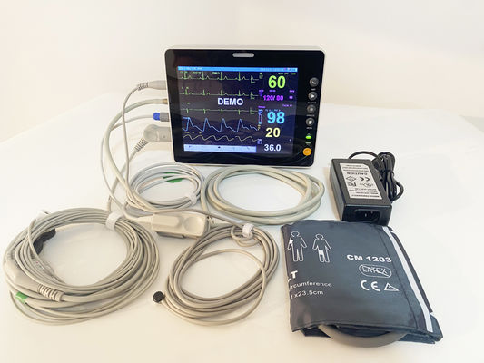 Moniteur patient multiparamétrique portable avec 1 an de garantie, durée de conservation de 2 ans et ECG à 7 dérivations pour utilisation en USI