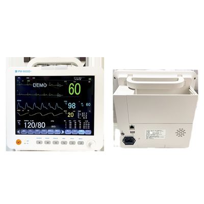 Moniteur patient multiparamétrique certifié FSC ISO13485 avec écran LCD couleur TFT 12,1 pouces pour utilisation en service hospitalier