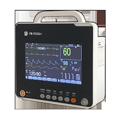 Moniteur patient multi-paramètres électrique 10 pouces avec 6 paramètres pour la surveillance des signes vitaux en USI