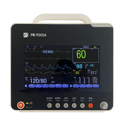 Moniteur patient multiparamétrique portable avec écran 12,1 pouces pour la surveillance des signes vitaux