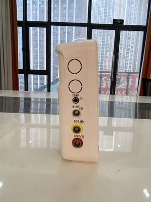 Moniteur ECG médical de chevet d'ambulance portable 10 pouces, multiparamétrique, pour soins intensifs, moniteur cardiaque portable