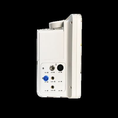 Moniteur portable multiparamètres pour patients certifié ISO avec affichage LCD couleur de 12,1 pouces et monté sur porte-bagages ou support murale