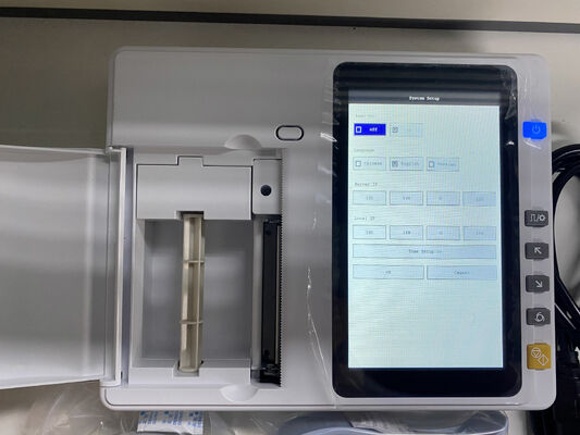 Dispositif d'ECG/ECG médical portable à écran LCD 6 canaux 7 pouces avec source d'alimentation pour les hôpitaux