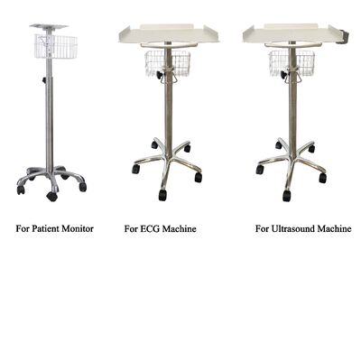 Chariot de moniteur patient moderne en métal avec service OEM pour chariot médical d'hôpital