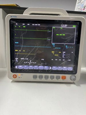 12.1 Moniteur LCD couleur multifonctionnel pour le patient avec ECG/HR/RESP/SPO2/NIBP/Temp et certification ISO13485.