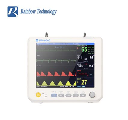 Hôpital 8 pouces moniteur équipement cardiaque patient moniteur de signes vitaux
