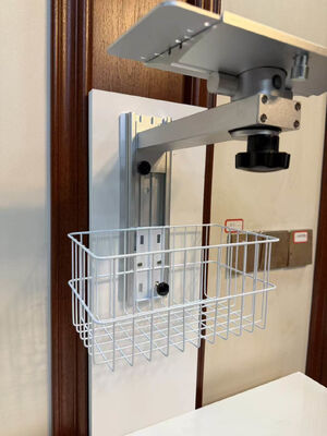Moniteur de patient en alliage d'aluminium réglable en hauteur Support de montage murale pour utilisation en salle d'hôpital