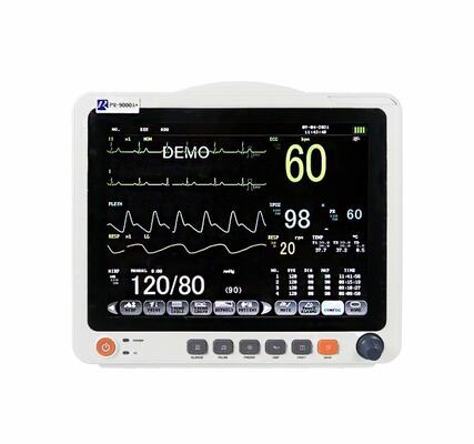 Écran tactile TFT portatif de 12,1 pouces 6 paramètres Affichage couleur Moniteur cardiaque pour hôpital