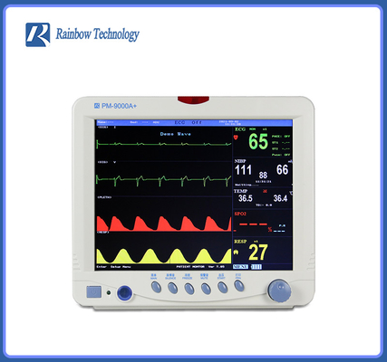 Moniteur portatif de Vital Signs Monitor Multiparametric Patient d'ecran couleur de l'hôpital 12,1 »