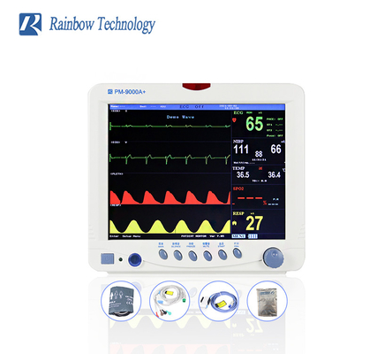 Moniteur portatif de Vital Signs Monitor Multiparametric Patient d'ecran couleur de l'hôpital 12,1 »