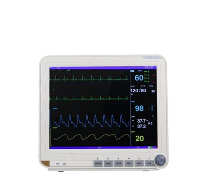 Moniteur patient multiparamétrique de classe II à 5 paramètres avec alimentation 100-240V